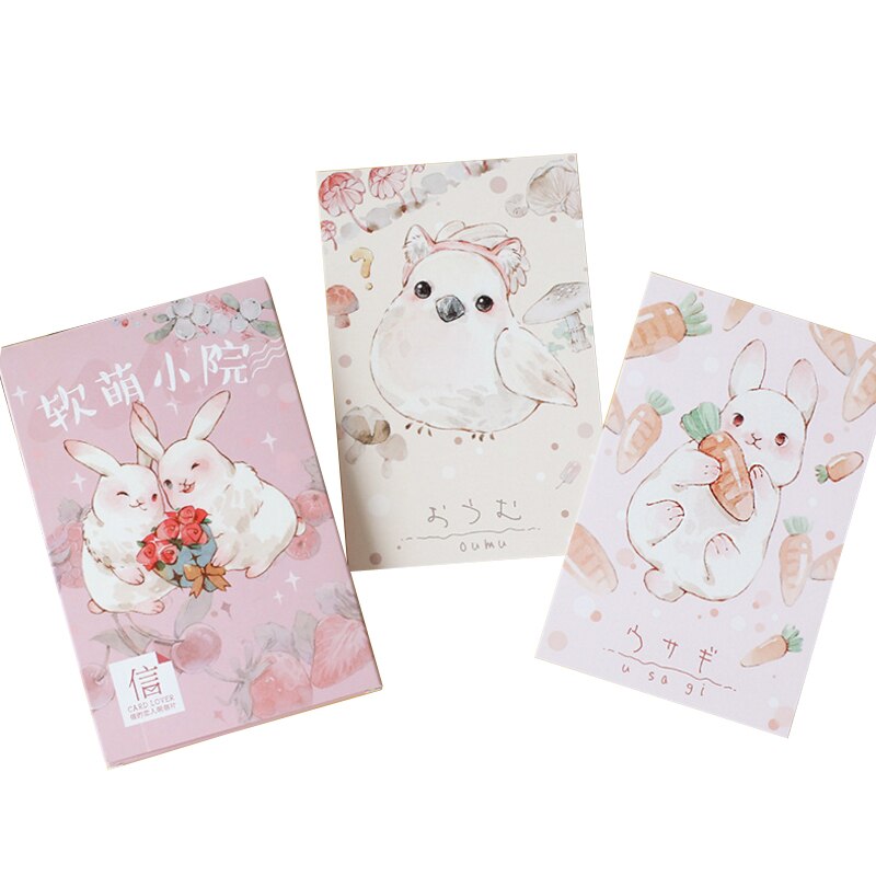 30 Pcs/lot Kawaii Cartoon Greeting Card Postcards Birthday Christmas Greeting Card/wish Card