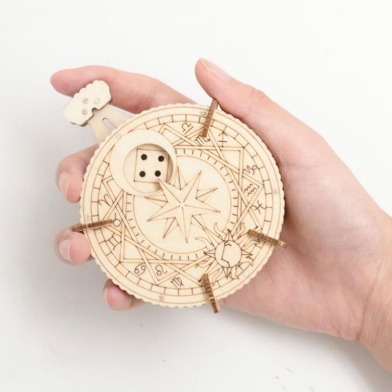 Kit modello di dadi puzzle in legno 3D per adulti Artigianato fatto a mano fai-da-te per creare regali unici di compleanno o Natale