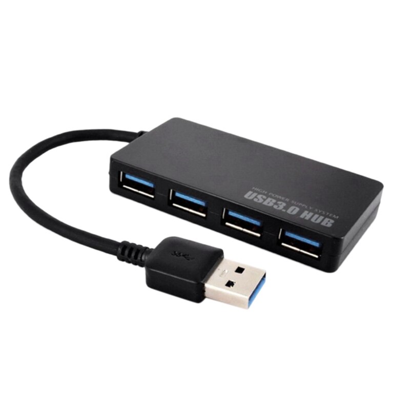 Ultra-Thin High Speed 5Gbps 4-Port USB 3.0 HUB Adapter for Computer Laptop PC