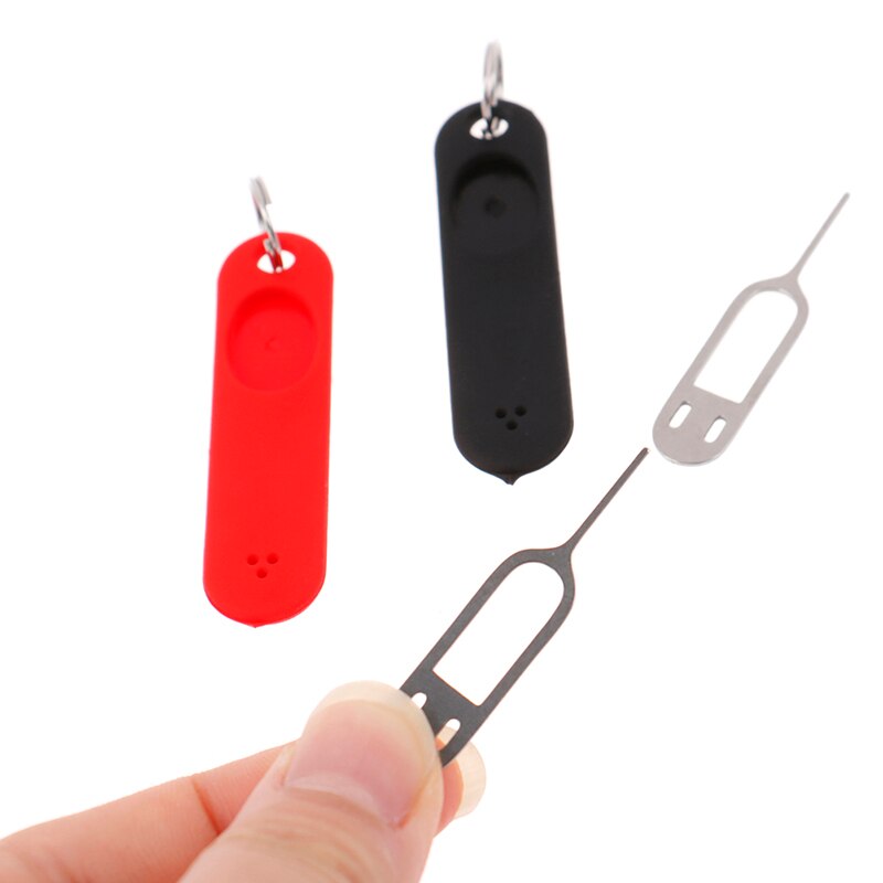1Pcs 46*12Mm Universele Anti-Verloren Kaart Pin Sim Card Remover Lade Eject Tool Met Cover