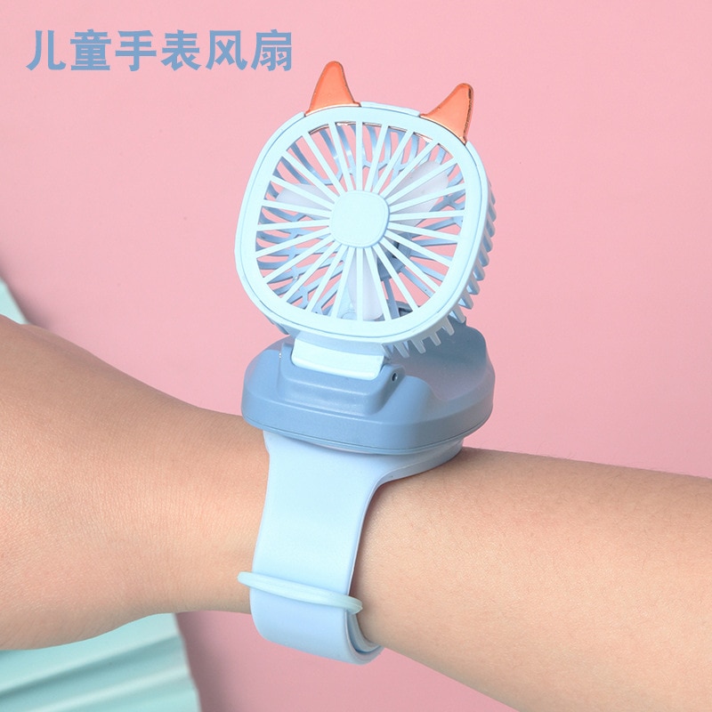 Kinderen Mini Handheld Horloge Fan, Usb Opladen, Drie-Speed Aanpassing, draagbare Kinderen Speelgoed, Voor Kinderen