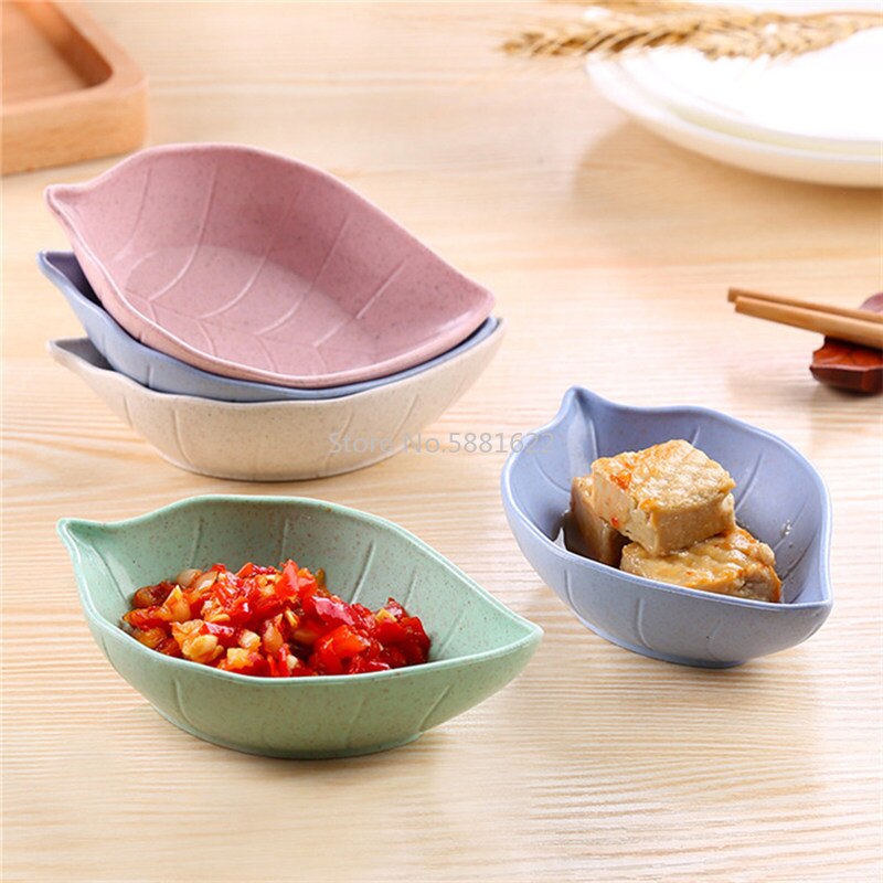4 Pcs Small Dish Vinegar Sauce Seasoning Dish Snack Plate Kitchen Tray Small Food Dish Appetizer Plates Tableware Food Container
