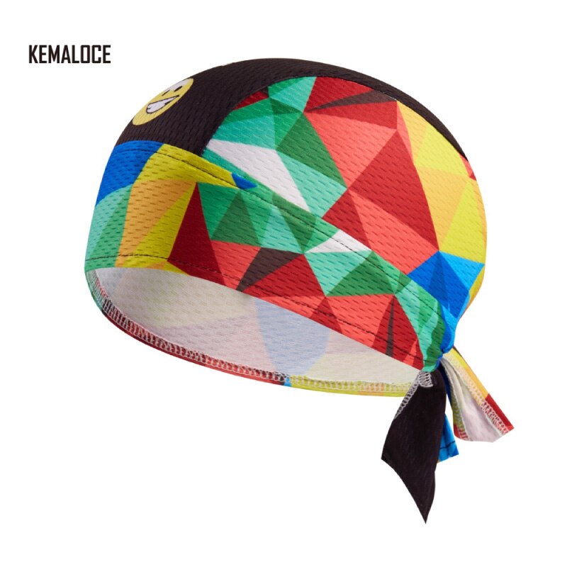 Kamaloce Anti-Uv Kleurrijke Biker Hoofddoek Coolmax Mesh Ademend Fietsen Hoofd Bandana Mannen Ciclista Fiets Sjaal: CB-004