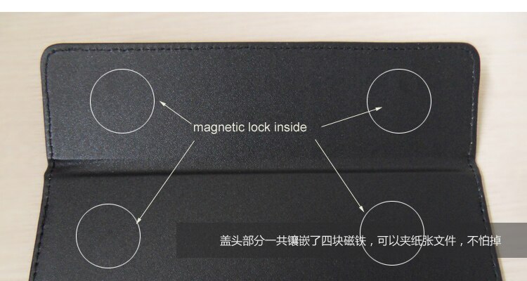 A4 PU leather business office file folder a4 conference clipboard desktop stationery organizer document work menu folder 311E