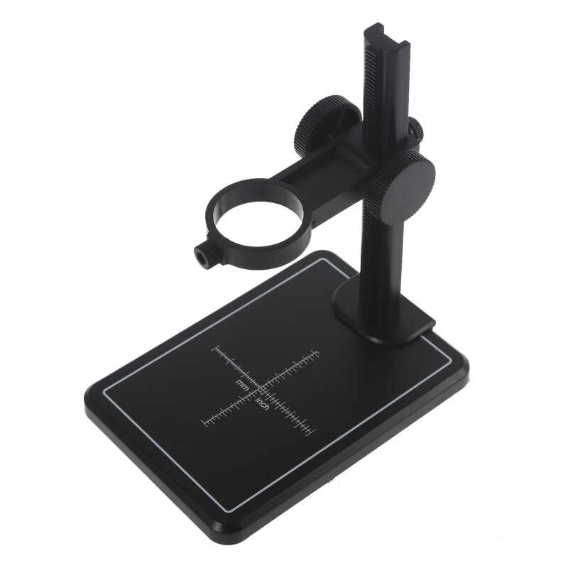 Microscope Stand Portable Adjustable Manual Focus Digital USB Microscope Holder Support Adjusted Up &amp; Down Black/White
