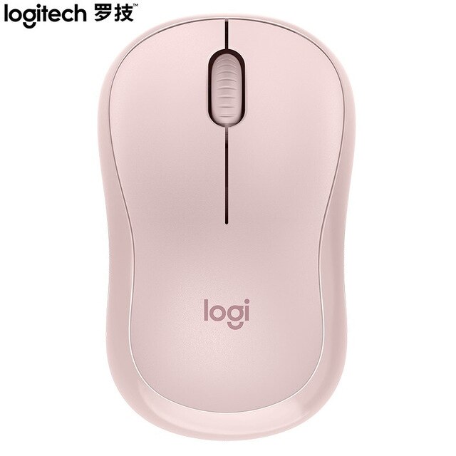 Logitech M221 Maus Wireless Nette Stille Maus Mit 2,4 GHz Optische Ergonomische PC Gaming Maus für Mac OS/Fenster 10/8/7: Fairy Pink-nobox