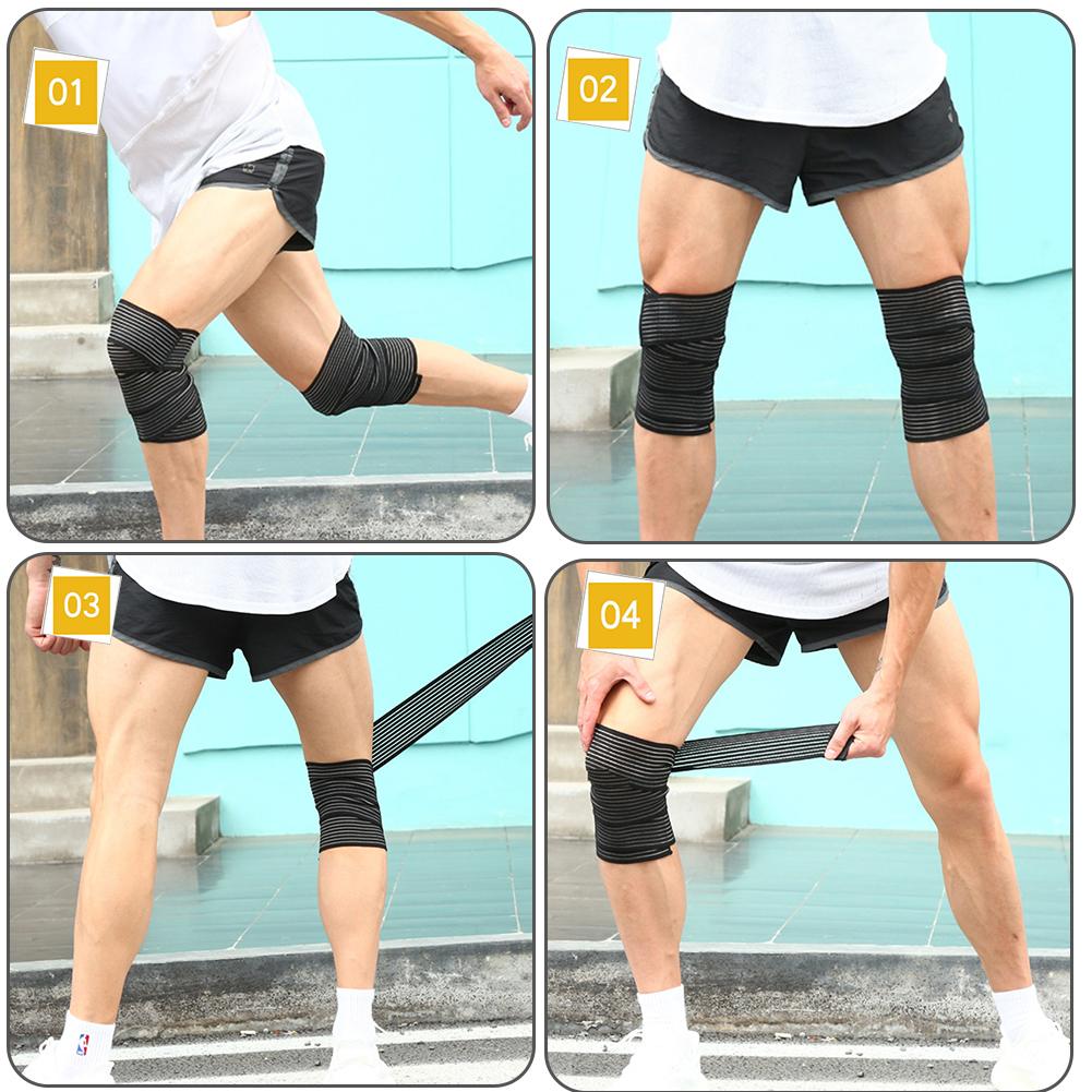 Kniebeschermers voor in de bergen, wikkelbanden, kniebeschermers, sportbeschermende uitrusting, compressie beenbedekking, outdoor sportartikelen