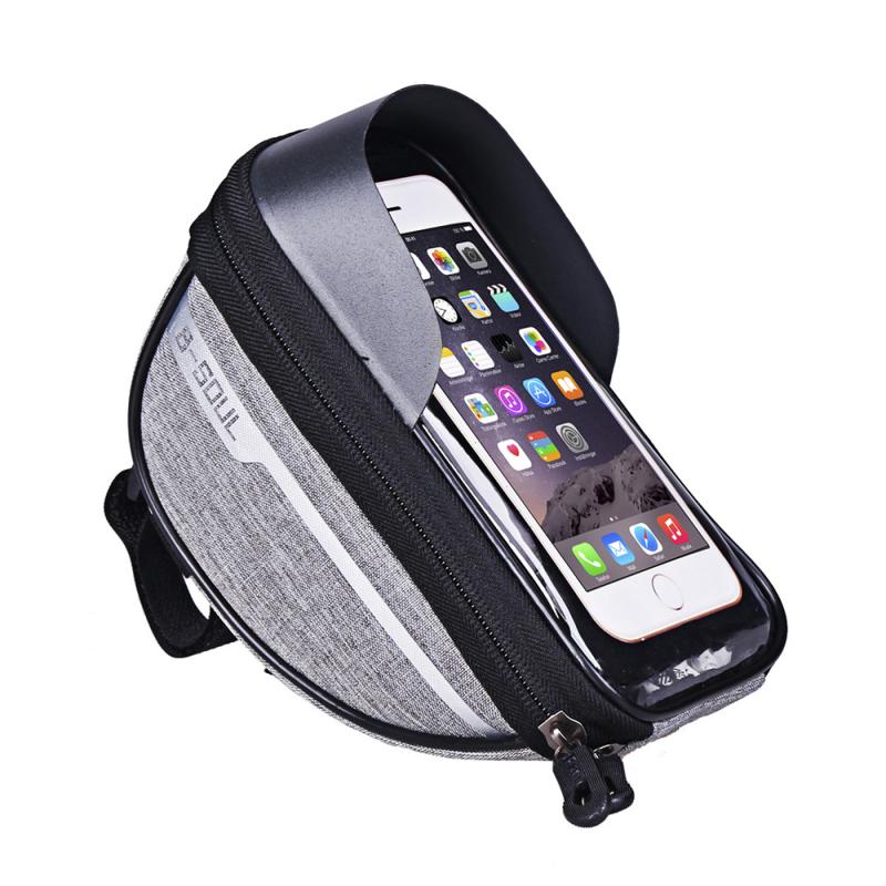 6.2Inch Fietstas Bike Regendicht Waterdichte Mtb Voor Mobiele Telefoon Case Fietsen Top Tube Bag Fiets Accessoires