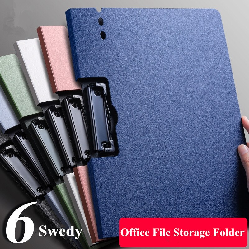A4 Plastic File Folder/Test Paper/Contract Holder Office Documents Storage Clip Folder File Storage Clip Folder