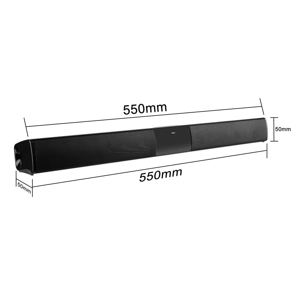 20W TV Sound Bar Verdrahtete und Drahtlose Bluetooth-kompatibel Hause Surround SoundBar für PC Theater TV Lautsprecher