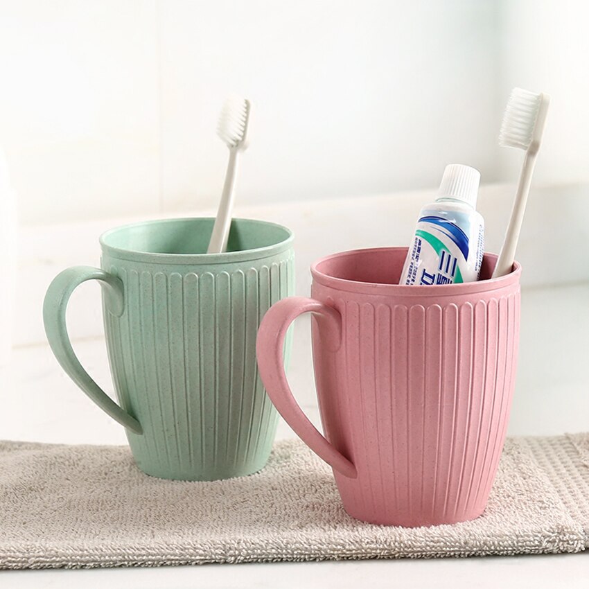 1Pc Kids Children Infant Baby Milk Cup with Handle Breakfast Mug Drink Home Cup Random Cartoon