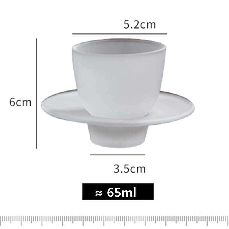 Cloud Frosted Tea Cups Glass Portable Cup And Saucer Set Tea Cups Of Tea Ceremony Teacup Fine Kung Fu Tea Set