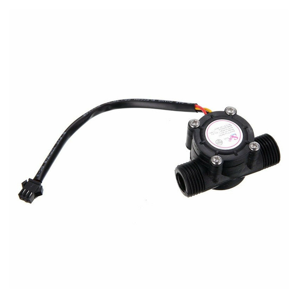 Device Water Flow Sensor 1/2" Industry Pressure Resistance Accurate Measurement Home Operate Control Meter Portable