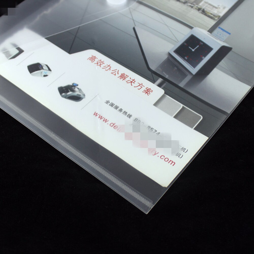 5 teile/satz Transparent Kunststoff 4 Ordner Datei Tasche Dokument Halten Taschen Ordner Einreichung Papier Lagerung Büro Schule Liefert 3 aufträge