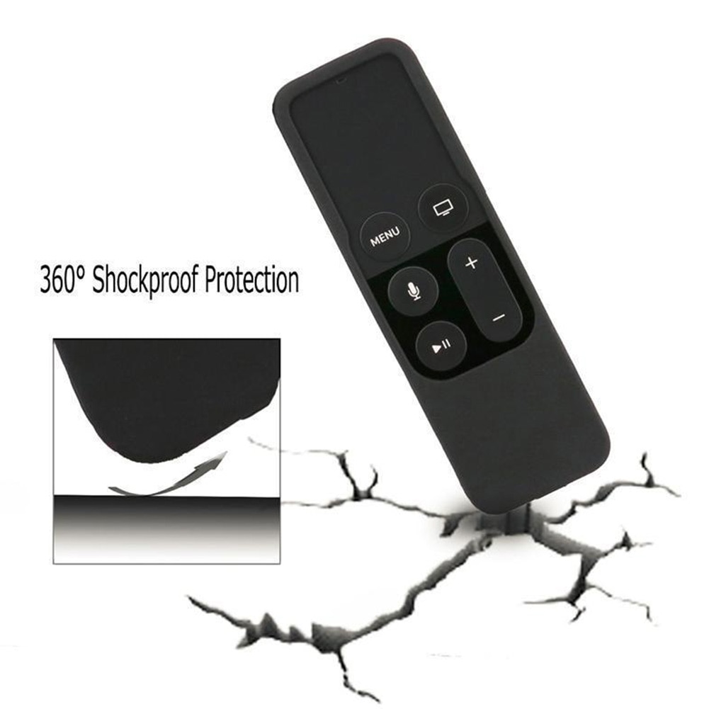 Protective Case For Apple TV Remote Control Colorful Silicone Waterproof Dust Remote Control Cover Skin
