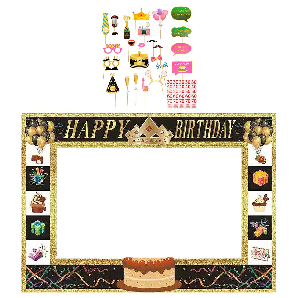 25 Pcs Photo Frame Stylish Photography Accessories Party Adornments