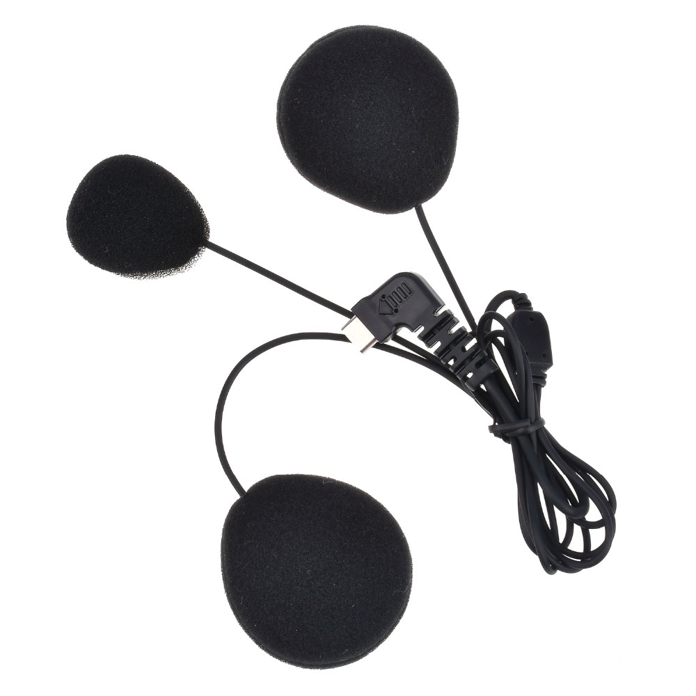 Fodsports-intercomunicador BT-S2 Pro S3 para casco, auriculares con interfaz tipo C, altavoz para motocicleta con micrófono duro/suave