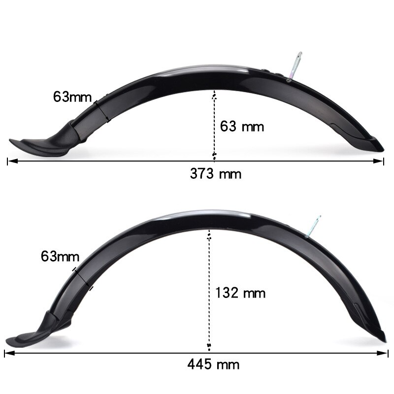 Cykelskärm all-inclusive cykel stänkskydd cykeltillbehör för 14- tums fällbar elbil