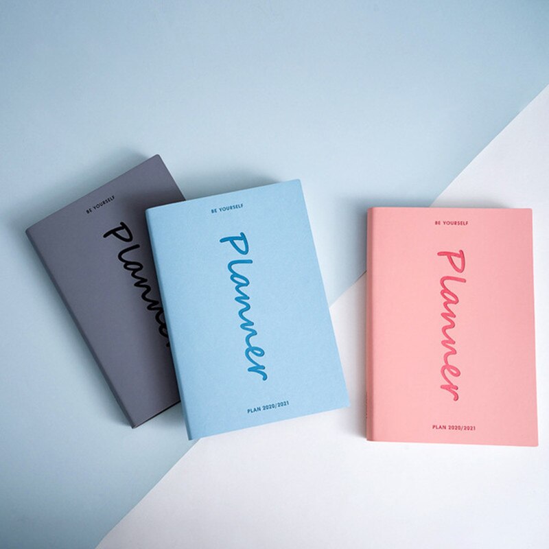 Planner Notebook 18 Monthlys Agenda Plan Organizer Binnenpagina Week Maand Plan Journal Opnemen Leven School Briefpapier