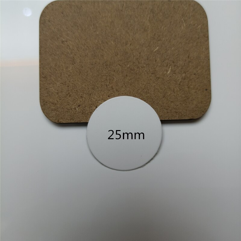 50pcs/lot Blank Sublimable Round Aluminum Patch 16mm 18mm 20mm 25mm 30mm 38mm Diameter 1.6cm 1.8cm 2cm 2.5cm 3cm 3.8cm: 25mm