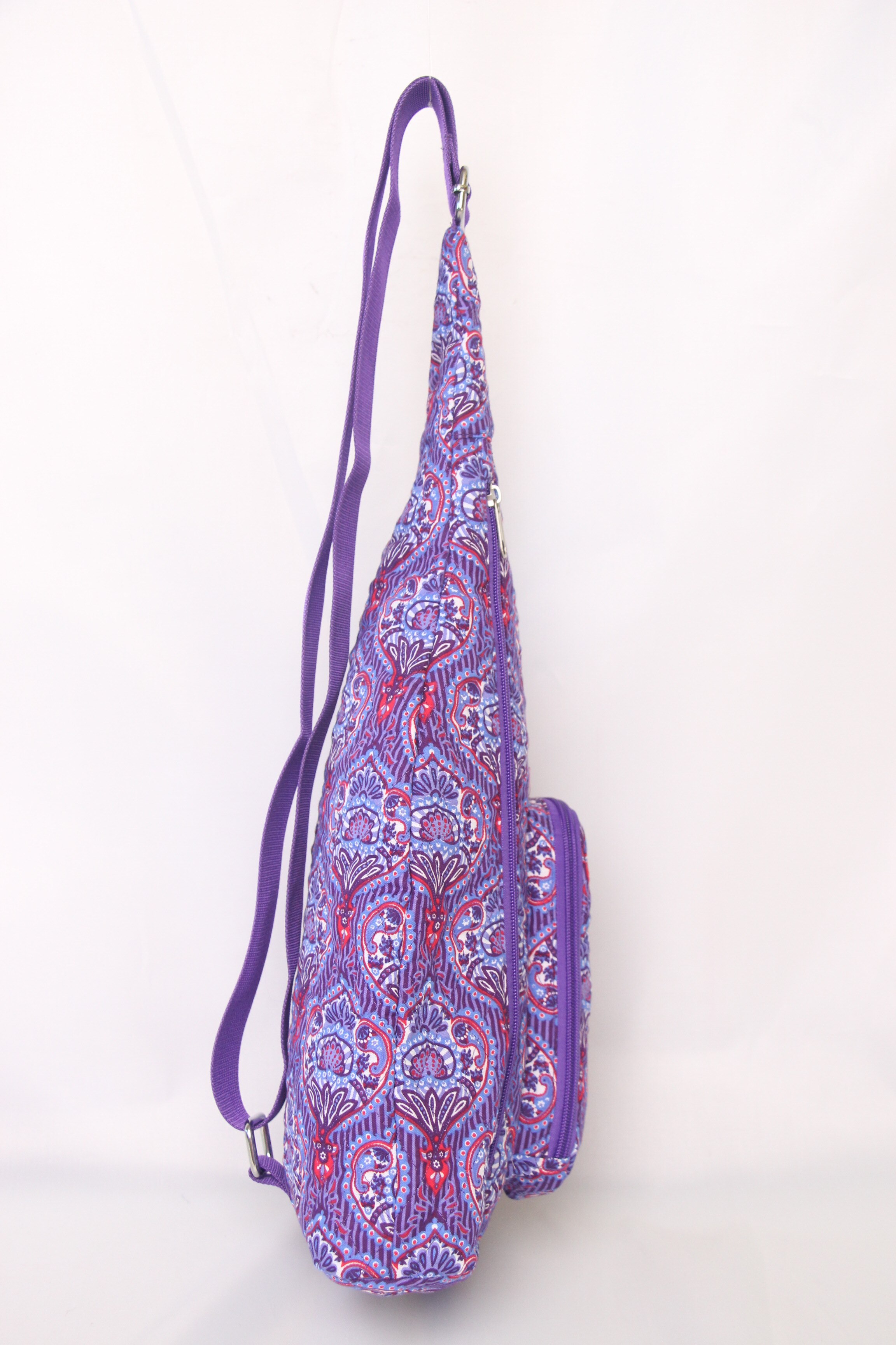 Alta qualidade impresso saco de algodão peito sling saco pacote de peito crossbody casual sling bolsa de ombro
