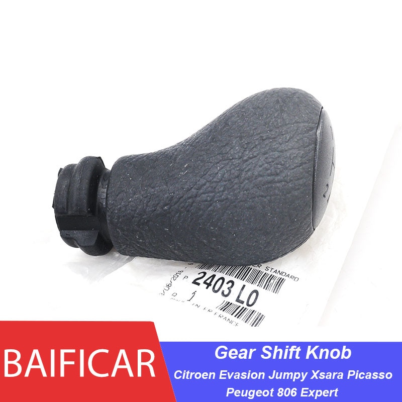 Baificar-palanca de cambio de marchas de 5 velocidades, pomo de cambio de marchas 2403L0 Evasion para Citroen Jumpy Xsara Picasso Peugeot 806 Expert