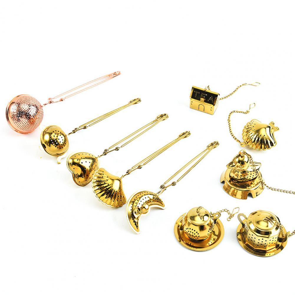 1PCS Tea Infuser Long Handle Strong Construction Stainless Steel Food Grade Materials Home Infuser Drip for Office