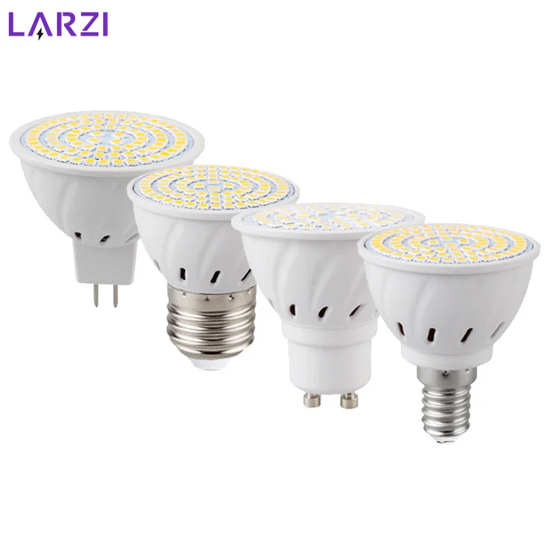 E27 E14 MR16 GU10 Lampada LED ampoule 3W 4W 5W 110V 220V Bombillas lampe à LED projecteur 48 60 80 LED 2835 SMD Lampara Spot
