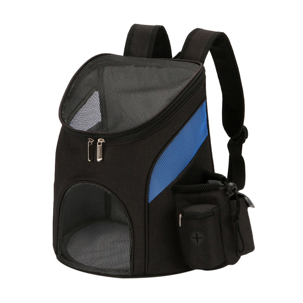 Breathable Cat Carrier Backpack Pet Cat Small Dogs Outdoor Travel Bag Carry knap sack Translucent anti-depression 45x36x31cm: A