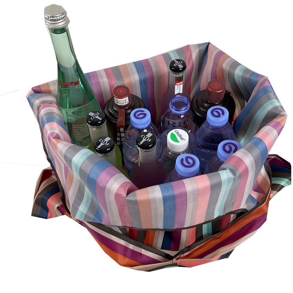 Grote Size Zware Boodschappentassen Herbruikbare Supermarkt Boodschappentas Handtas Opvouwbare Lady Schoudertas Machine Wasbare Oxford