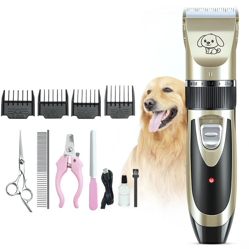 Hond Clipper Professionele Elektrische Pet Hair Trimmer Voor Honden Katten Grooming Elektrische Scheerapparaat Set Kat Haar Snijden Remover Machine