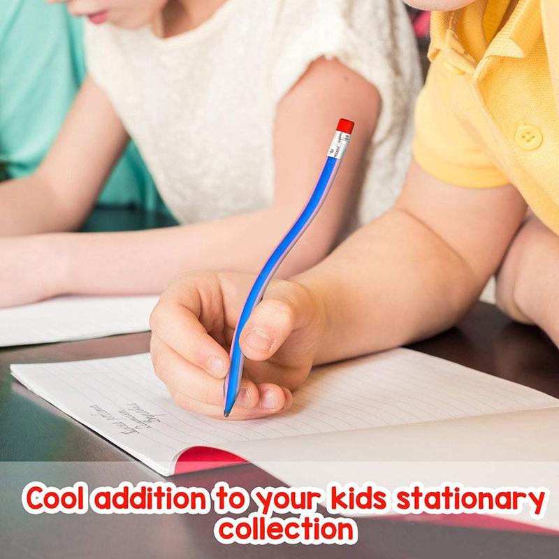 20pcs 10pcs 5pcs Soft Flexible Bendy Pencils Fun Bend Soft Pencil Band Kids Children School Supplies Stationery