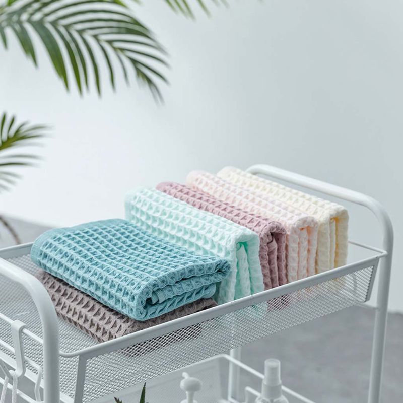 Soft Cotton Waffle Face Towels Home Textile for Adult Soft Absorbent Household Bathroom Towel Toiletries Household