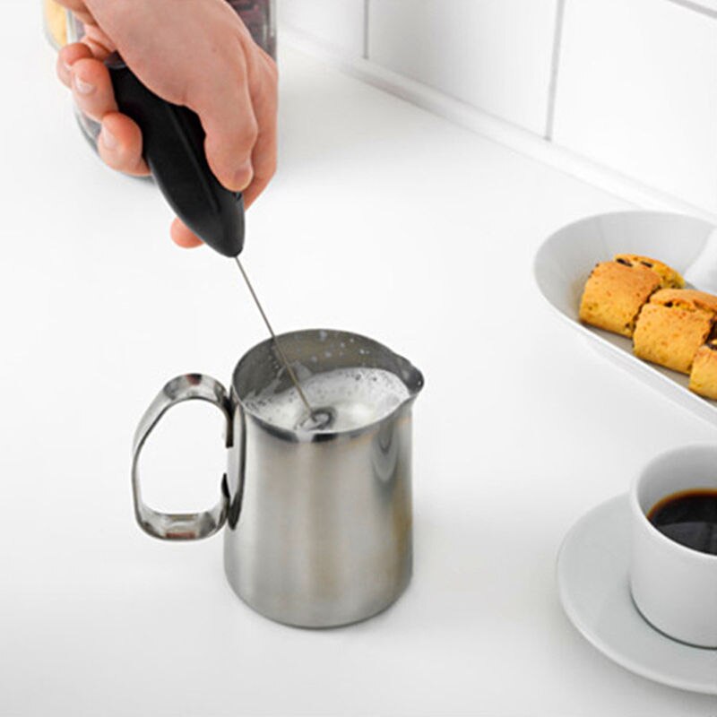 Mini æg vispning elektrisk håndholdt mælk kaffe skummer mixer køkken skumværktøj
