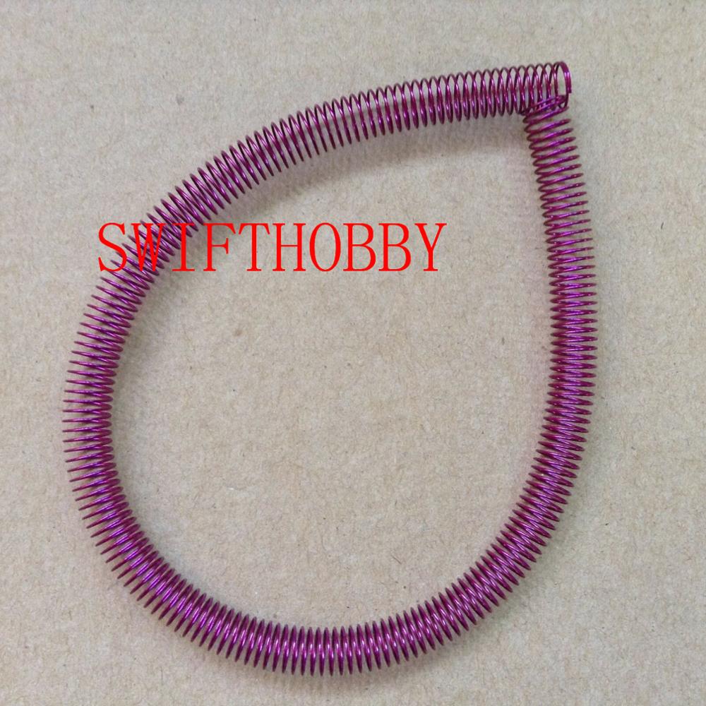 Purple silicone tube line Protection spring 300mm long 5mm ID RC Boat