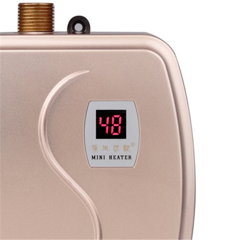 Tankless Instant Electric Water Heater Shower for Home Bathroom Thermostat Flow Heater Heating Shower Water