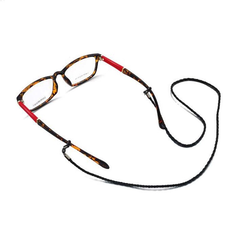 Pu leren brillen, brillenketting, kettingkoord voor sportveiligheid, zonnebrillenkettinghouder, koordriem, brillenaccessoires
