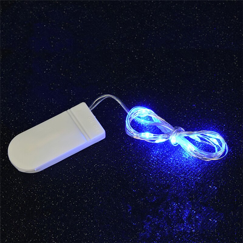 String led 7 färg serie mini dekor lampor valentine dekoration rgb girlander ljus fest sovrum bröllop