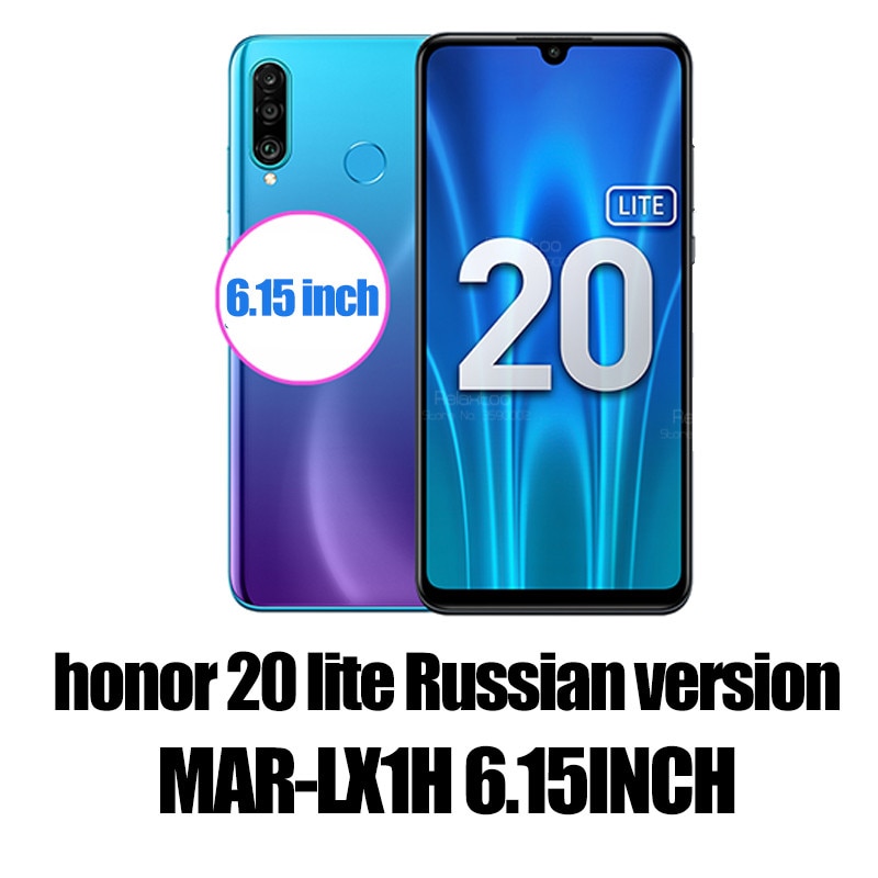 Étui à rabat miroir intelligent pour huawei honor 20 lite 6.15 -lx1h 20 support 20 , coque de téléphone