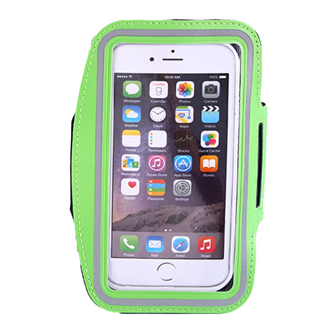 Impermeabile Universale Brassard Corsa e Jogging Palestra Cassa del Bracciale di Sport Del Telefono Mobile della Fascia di Braccio Del Sacchetto Del Supporto per il iPhone 6 7 8 Smartphone: 5.5 inch green