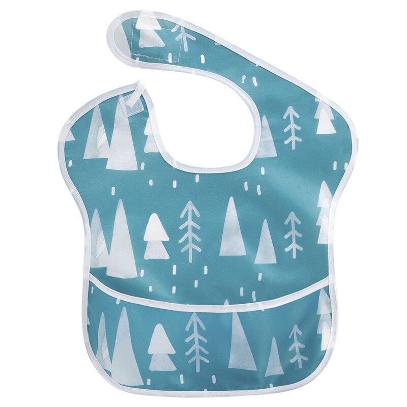 Lente En Zomer Waterdicht Slabbetje Polyester Tpu Coating Voeden Bib Wasbare Baby Bib, Baby Voedsel Catcher: 0006