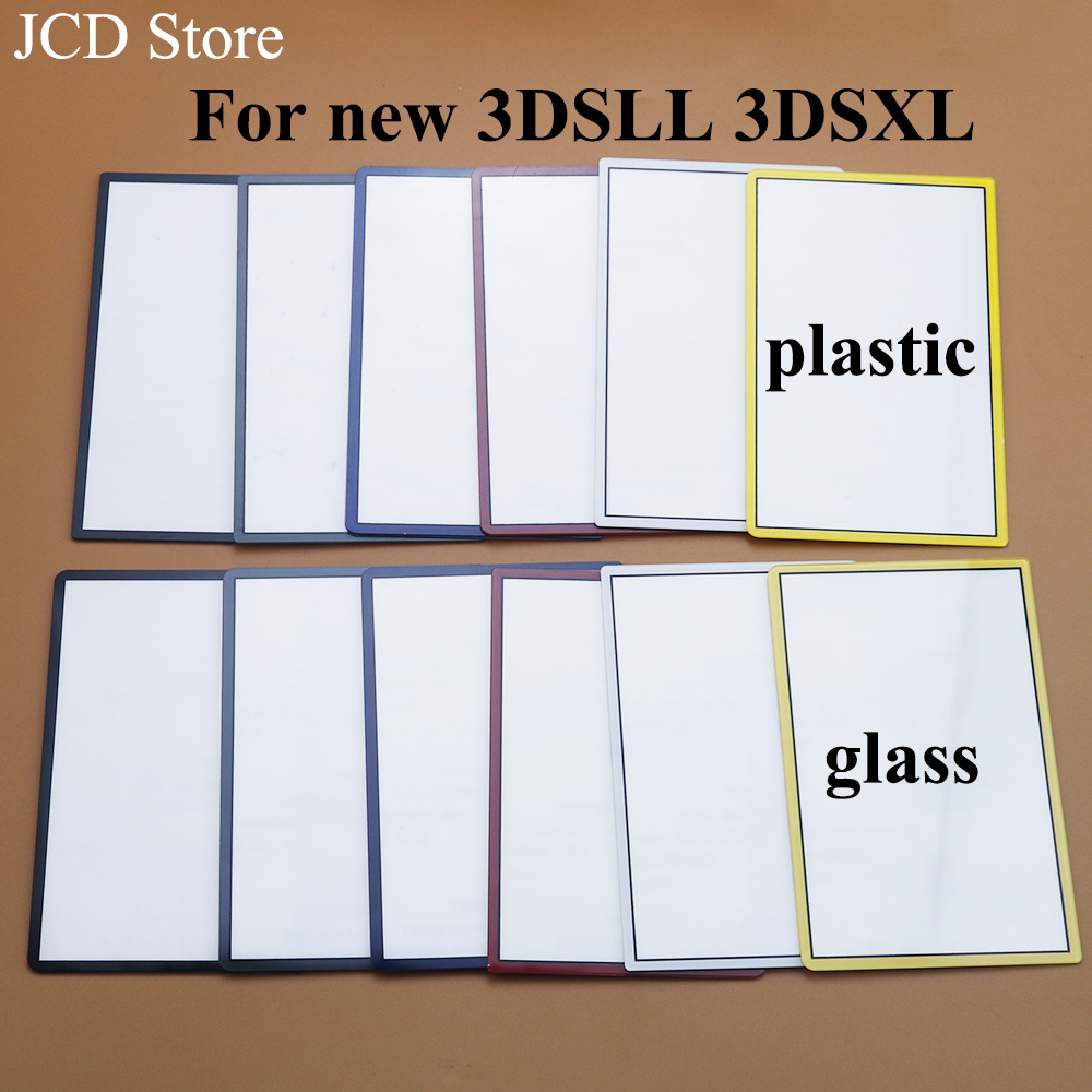 1 Piece Replacement Upper Upper Front Top Screen Frame Lens Cover LCD Screen For 3DS XL LL 3DSXL 3DSLL Plastic & Glass Lens