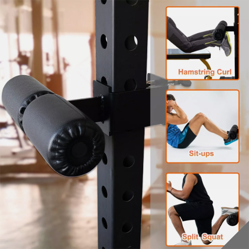 Nordic Hamstring Curl Squat Rack-Aufsätze für Power Rack Sit Up Bar Fußhalter für Hamstring Curl Sit Up Split Squat Core
