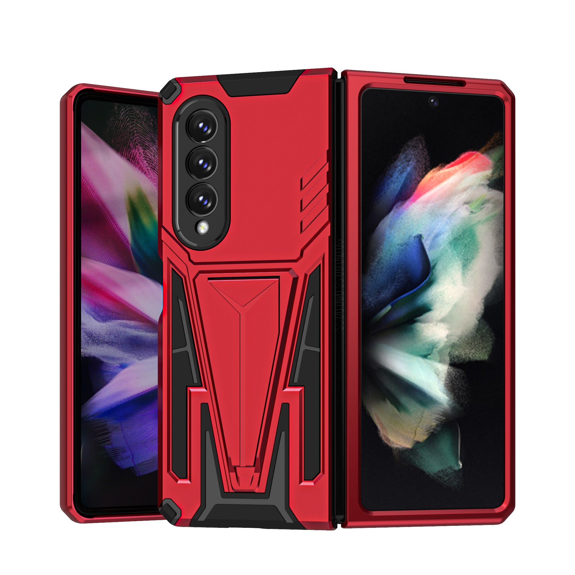 Coque de Protection double couche pour Samsung Galaxy Z, pliable, 3 plis, 5G, magnétique, antidérapante