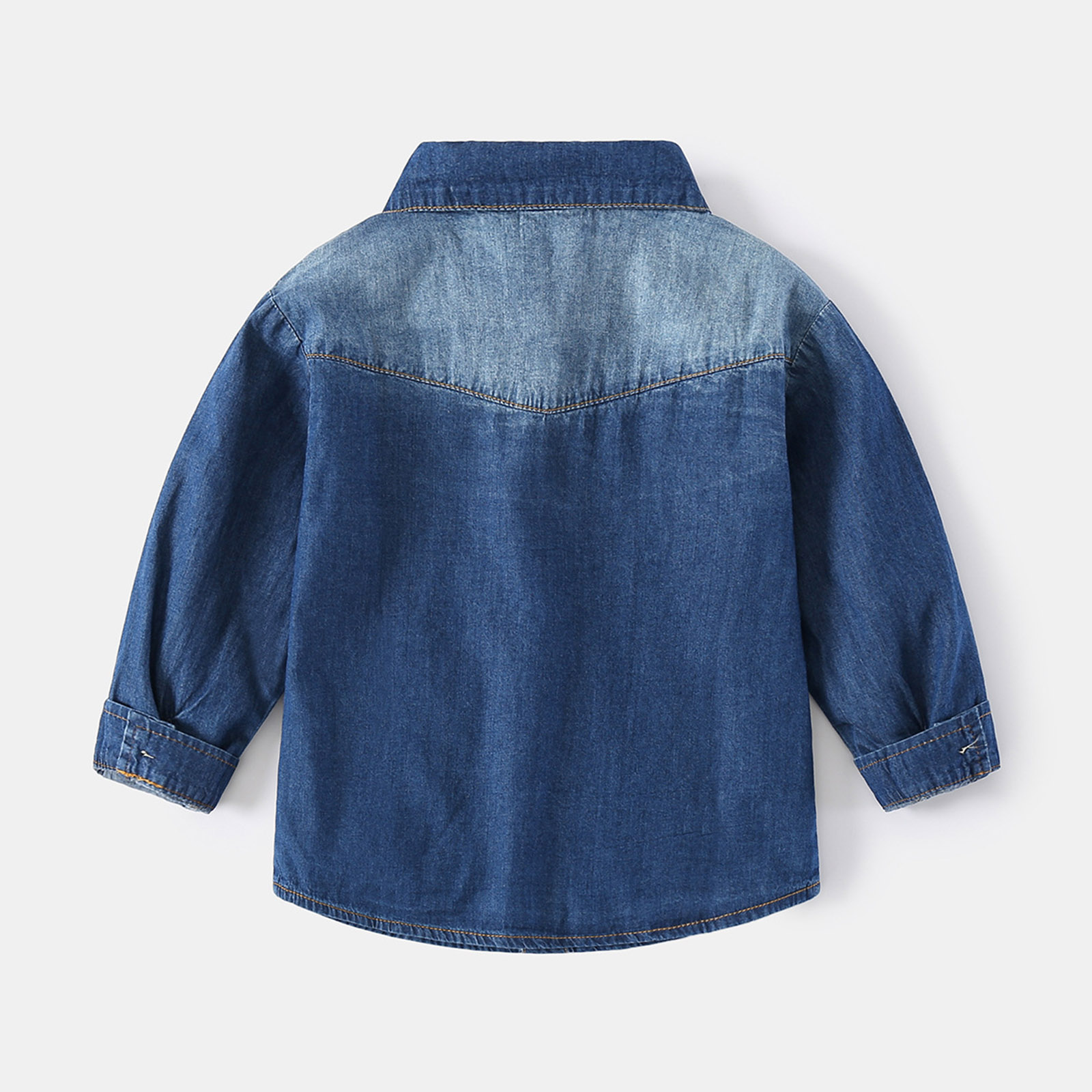 Kids Jongens Denim Jas Met Lange Mouwen Kraag Mode Jas Lente Herfst Jongens Jas Uitloper 2-8Y Kinderen Denim Kleding