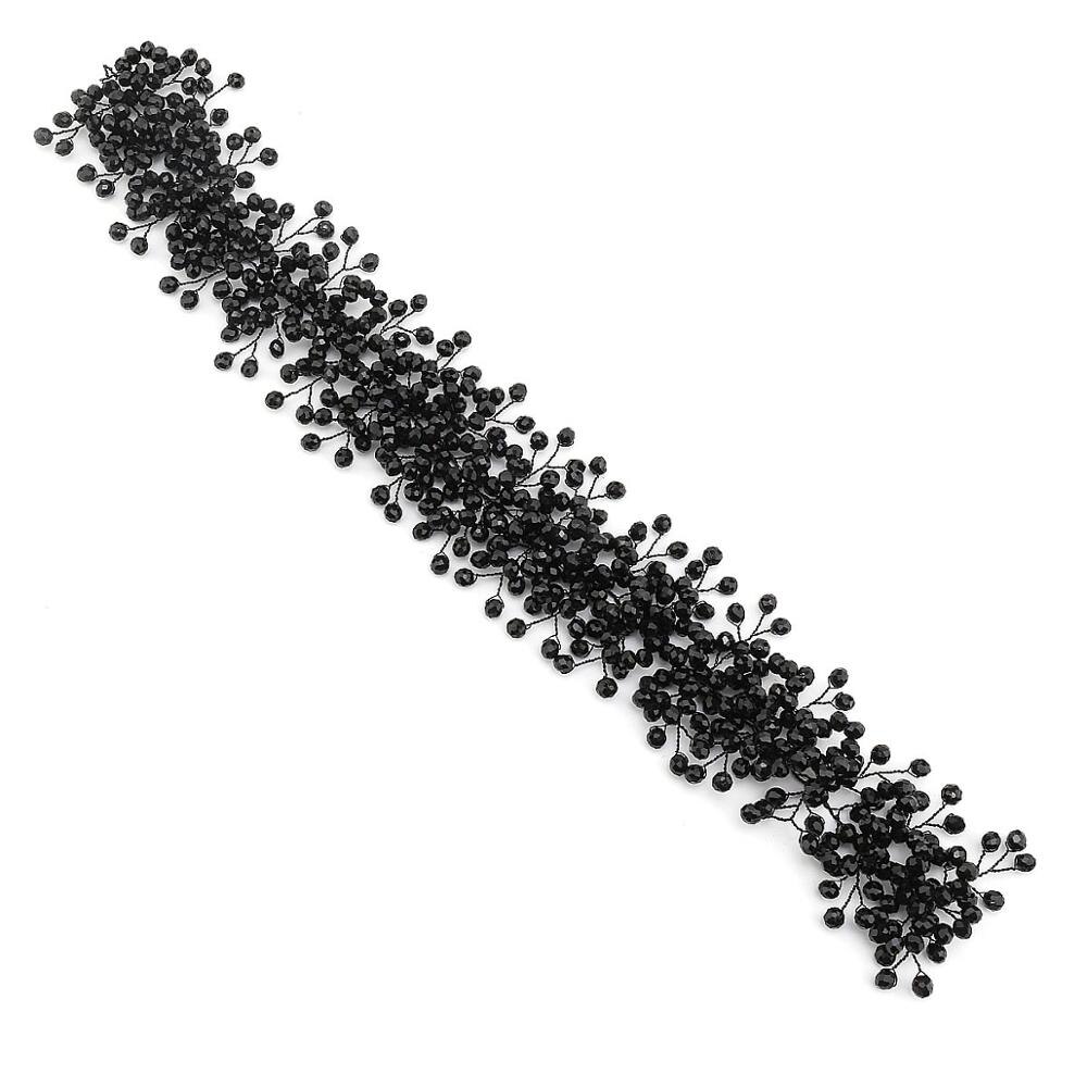 Updo Tiara For Bride’s Hair - Black