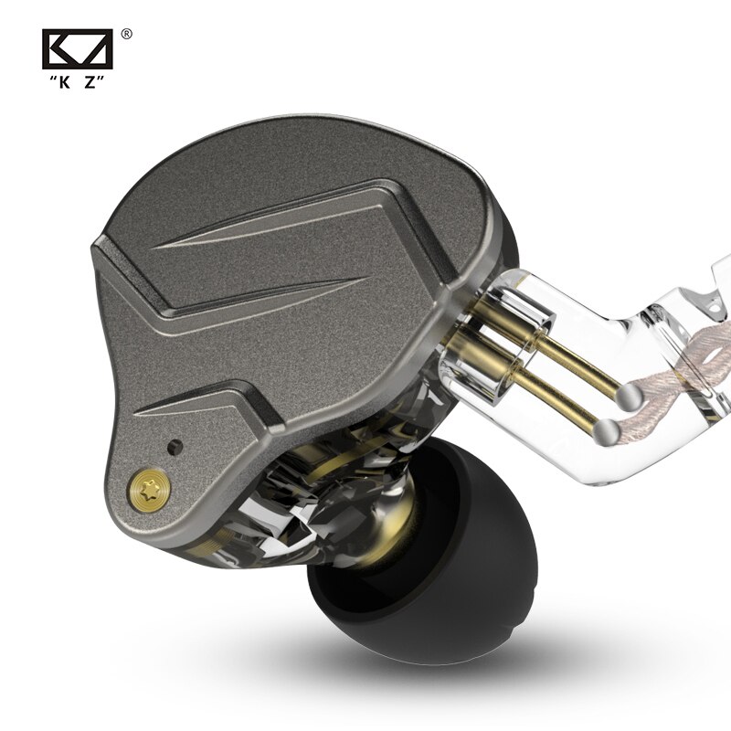 KZ ZSN Pro Headphones In Ear Monitor Hybrid Technology Best Earphone 1BA+1DD HIFI Bass Phone Metal Wired Headset With Microphone