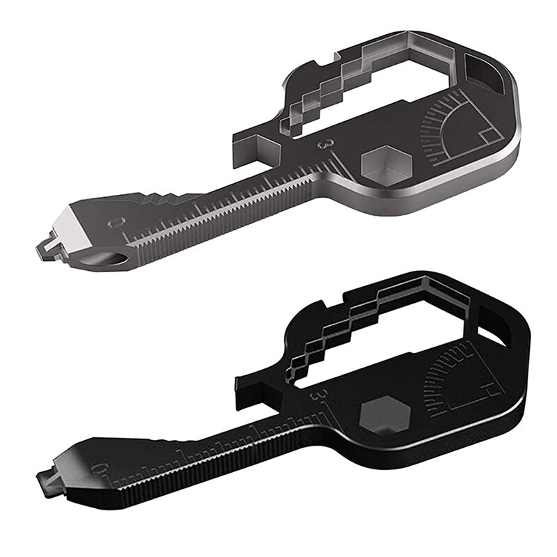 Outdoor Multi-Tool Key Multi Pocket Tool Keyring Key Ring Spanner Hex Wrench