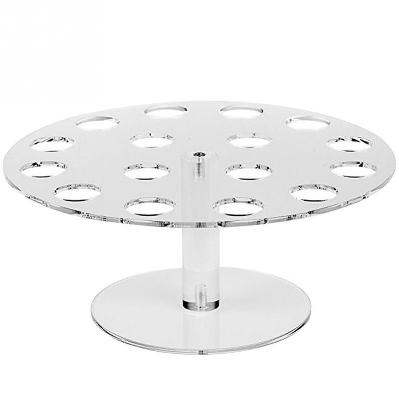 Ice Cream Stand Popcorn Home Kids Eco-friendly Birthday Transparent Acrylic 16 Hole Sushi Hand Roll Food Party Display