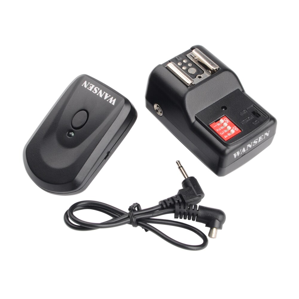 Pt -04gy 4 kanaler trådløs ekstern blitsutløser for canon nikon pentax olympus med universal 1 sender og 2 mottakere